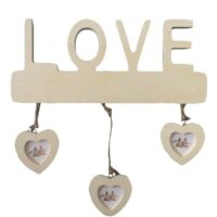 Portafoto a muro Love con cuori 30x35 Vacchetti