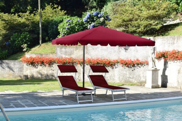 Ombrellone palo laterale Allegro Made in Italy - 250 x 250 cm