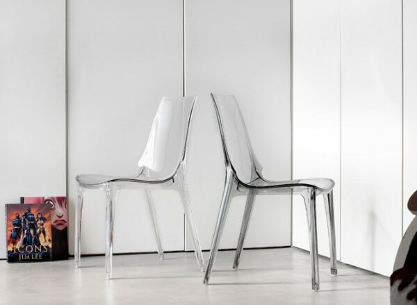 Sedia Vanity Chair set da 4 policarbonato Made in Italy SCAB DESIGN