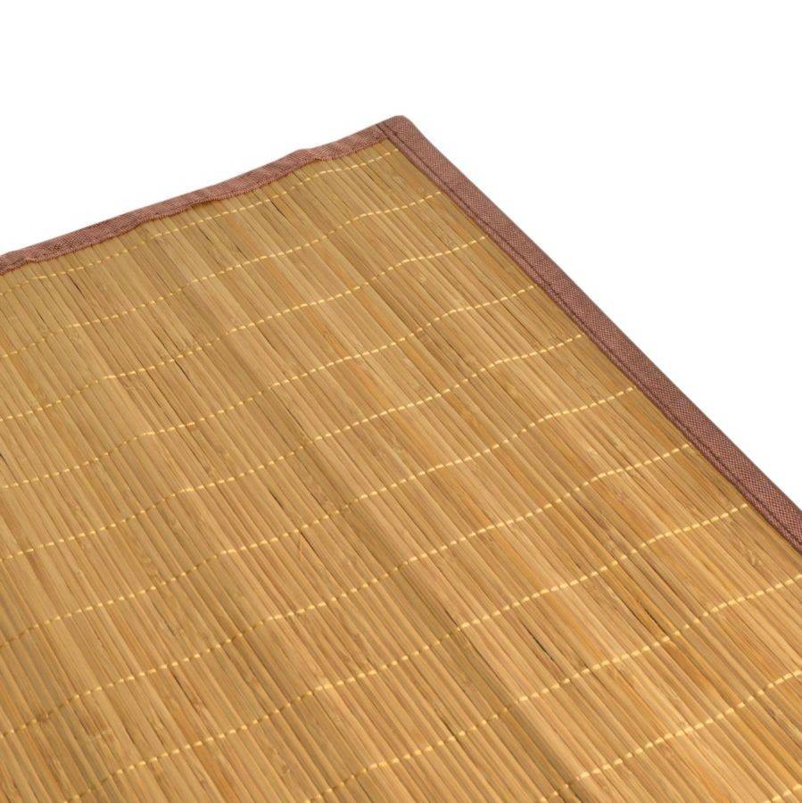 Tappeto rettangolare in canna di bamboo 90X60cm listelle piccole