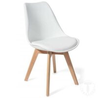 Sedia Kiki Evo Wood - set da 4 bianco