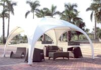 GAZEBO IGLOO ALLUMINIO 300x300