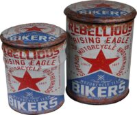 SET2 POUF PVC+MET BIKERS H.37/45ESA -FRH