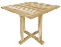 TAVOLO QUADRATO BISTRO in TEAK 80x80 cm