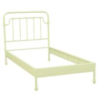 Letto nodi singolo bianco metallo cm95/100x195/200h115,5