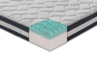 Materasso “Erik” non sfoderabile in memory foam e gel rinfrescante