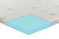 Topper correttore memory foam alto 5cm - rivestimento all’aloe vera