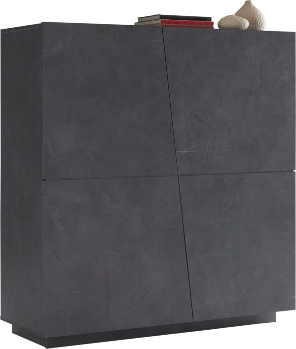 Madia Vega – 4 ante – 120x126x43 - Ardesia