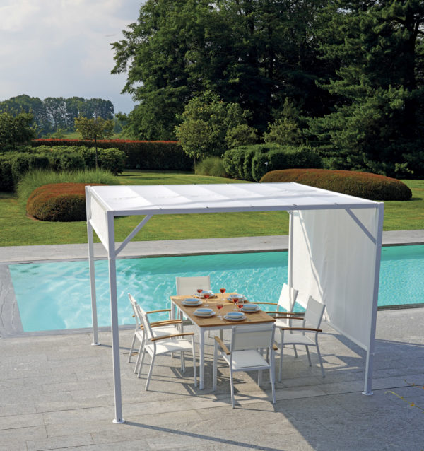 Pergola MOIA con tetto scorrevole 3x3 mt.