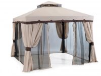 GAZEBO CON COPERTURA ROMA 3X3M ECRU CASA COLLECTION