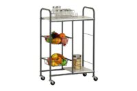 CARRELLO CUCINA PRESCOTT CON RUOTE 57X30X85CM CASACOLLECTION