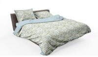 COMPLETO COTONE SHORELINE 2 PIAZZE BEIGE E GRIGIO VACCHETTI