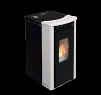 Orione stufa a pellet ventilata 9,1 kw bianco lucido Lincar