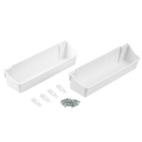 Set vaschette ausiliare, 350, Plastica bianca, Tecnoplastica.