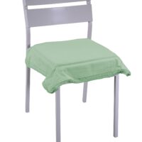 Cuscino amelie verde acqua quadro cm40x40h4