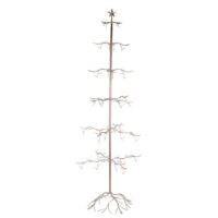 Albero di natale metallo rame cm 73x73h200