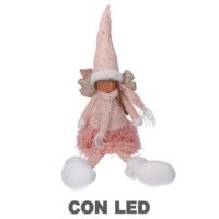 Angelo led tessuto rosa cm 15x12h65