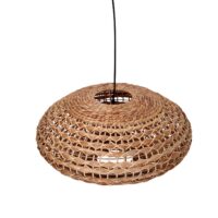 Lampadario rattan naturale con attacco cm ø60h29,5