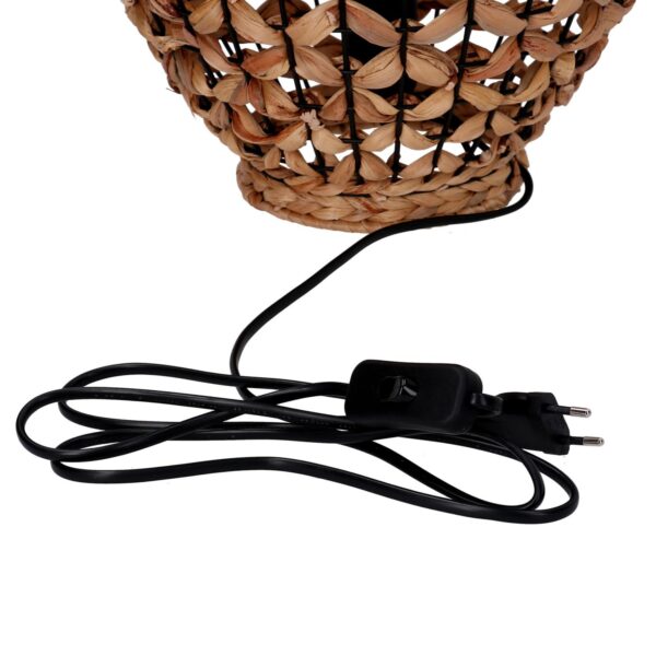 Lampada rattan naturale con attacco cm ø31h44,5