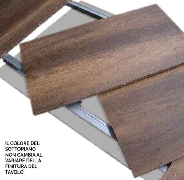 Tavolo allungabile 90x160/264 cm Ghibli telaio Antracite
