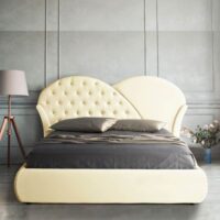 Letto Marubi crema contenitore