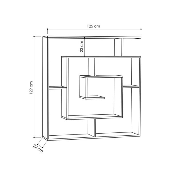 Libreria Labirent colore bianco