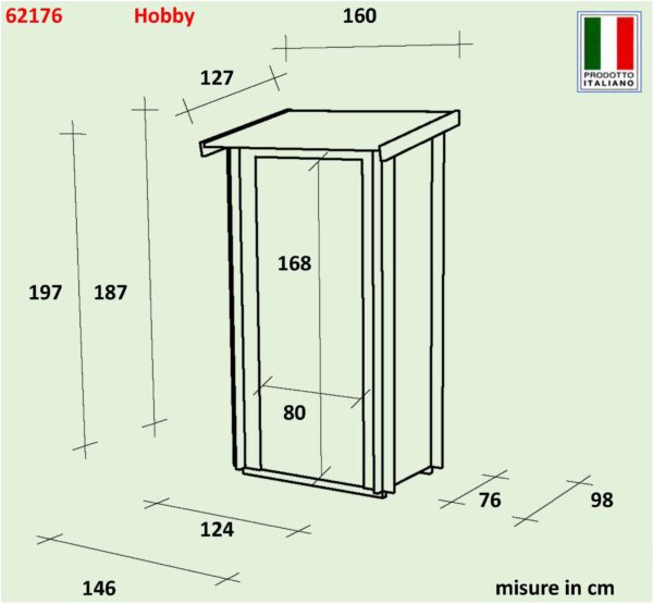 Casetta Bh19 Hobby Monofalda Varie misure PSF pefc