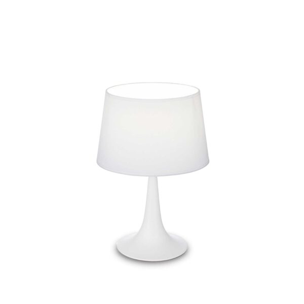 Lampada Da Tavolo London Tl1 Small Bianco Ideal-Lux