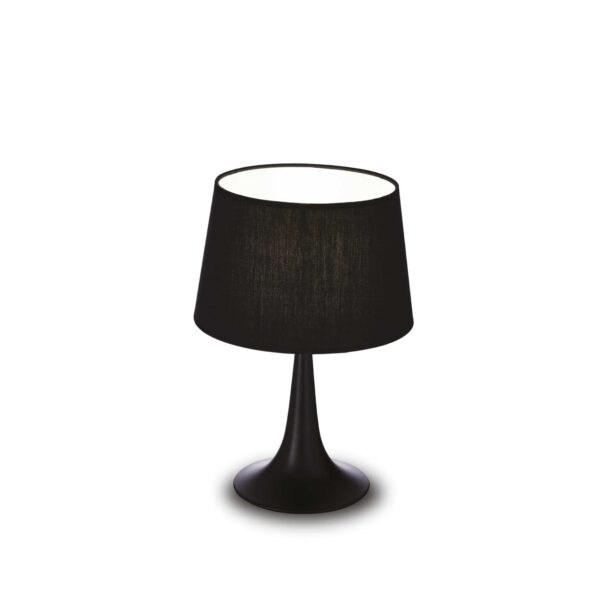 Lampada Da Tavolo London Tl1 Small Nero Ideal-Lux