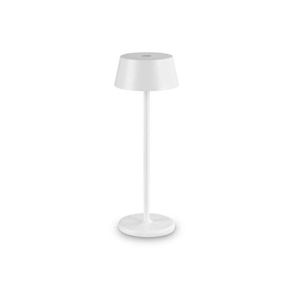 Lampada Da Tavolo Pure Tl Bianco Ideal-Lux