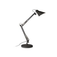 Lampada Da Tavolo Sally Tl1 Total Black Ideal-Lux