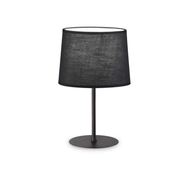 Lampada Da Tavolo Set Up Mtl1 Small Nero Ideal-Lux