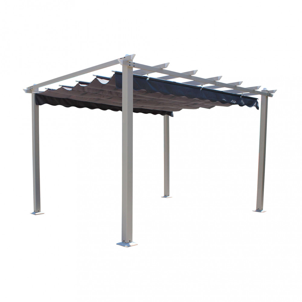 GAZEBO ASTORIA 3 X 4 TORTORA TELO GRIGIO