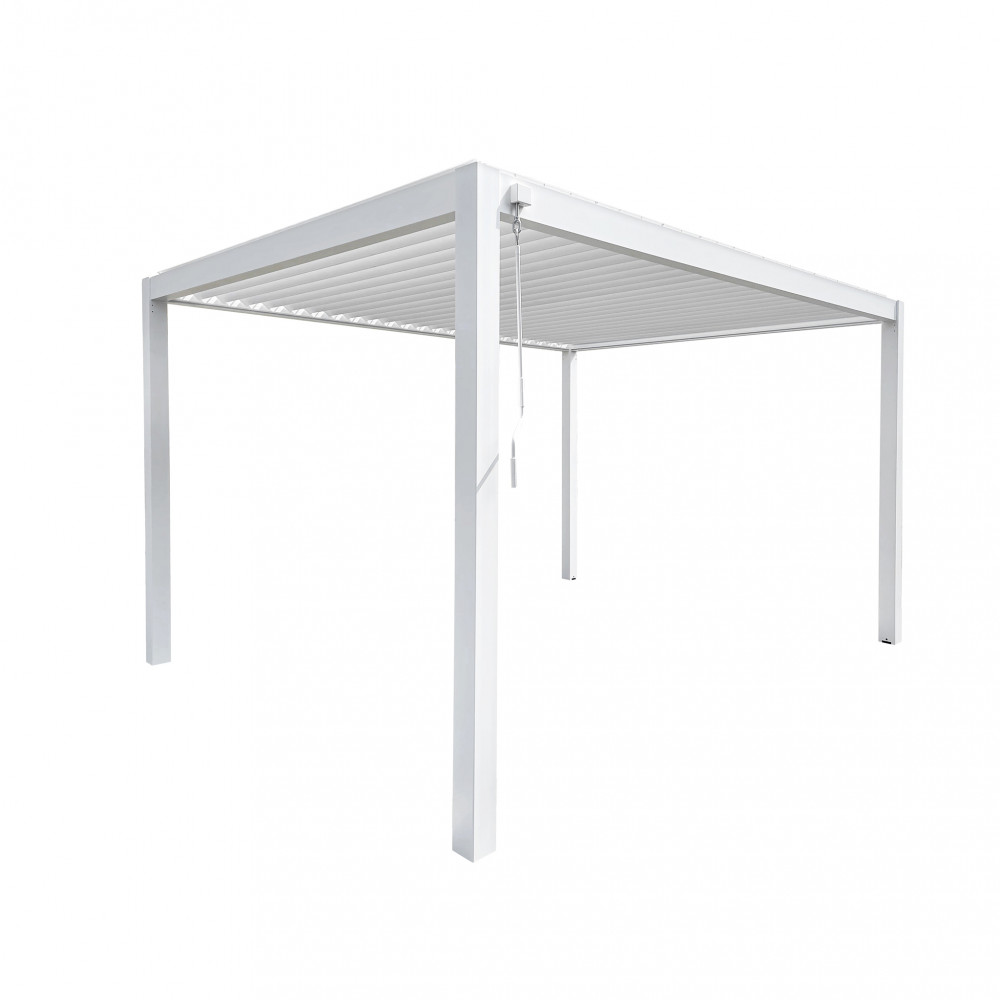 PERGOLA BIOCLIMATICA 3 X 3 CON DOPPIA LAMELLA