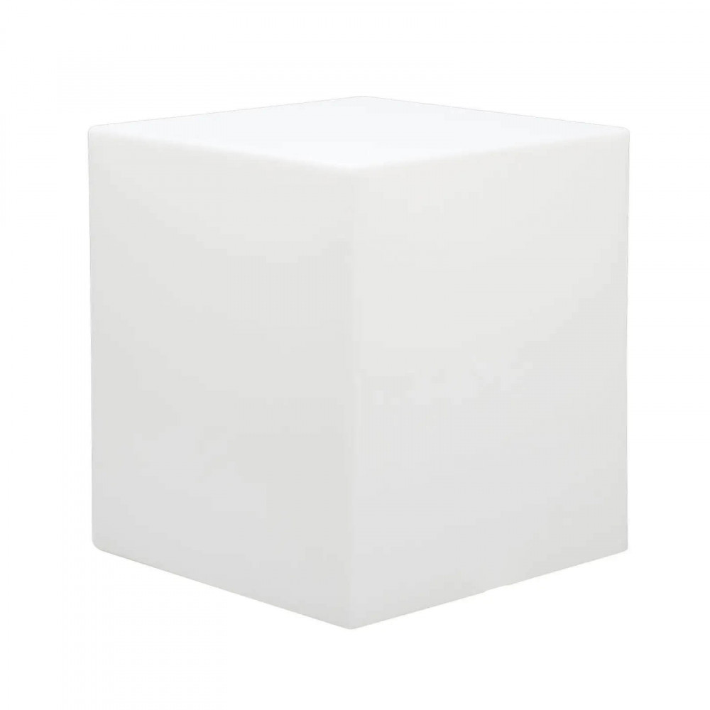 CUBO 40 X 40 X 40 LUMINOSO INDUS CON LED MULTICOLOR E BATTERIA SOLARE