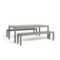 Set Rio Bench Alu panchine e tavolo