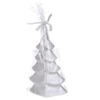 Candela paraffina albero argento cm 8h22,5