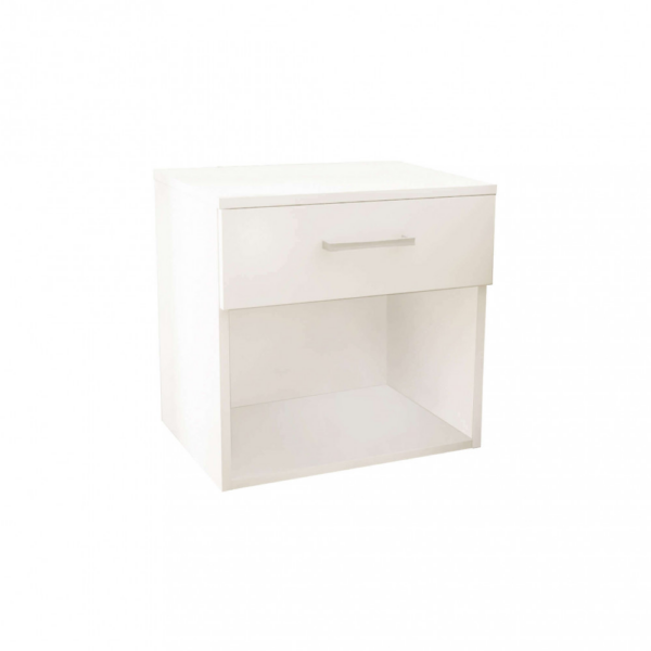 COMODINO NIGHTSTAND BIANCO E BIANCO