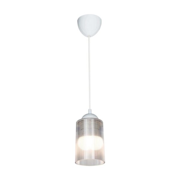 Lampada da soffitto Optical ASZ1025 con paralume in plastica trasparente