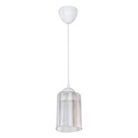 Lampada da soffitto Optical MDL4125 con paralume triangolo in plastica trasparente