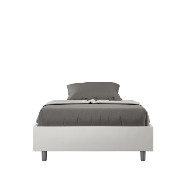 Letto Sommier imbottito 1 piazza e mezza 120x190 cm Azelia