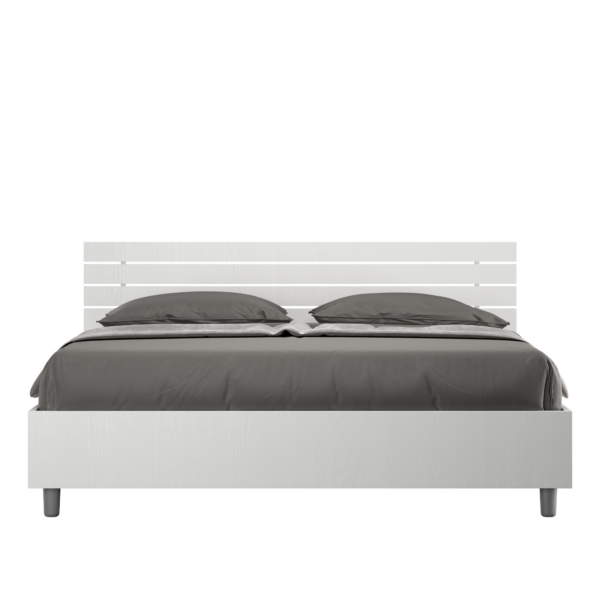 Letto Matrimoniale 160x190 cm testata inclinata con doghe Ankel